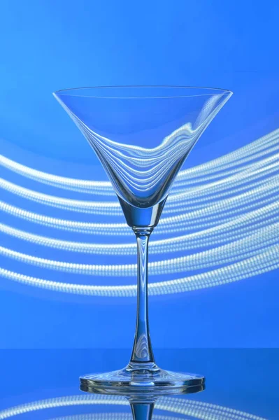 Vetro Martini Sfondo Retroilluminazione — Foto Stock