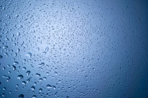 Water Drops Glass — Stock Photo, Image