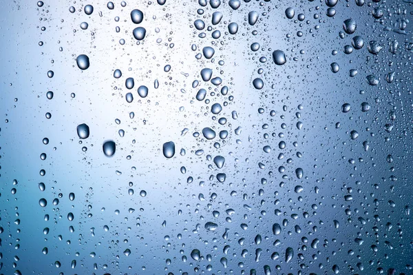 Water Drops Glass — Stock Photo, Image