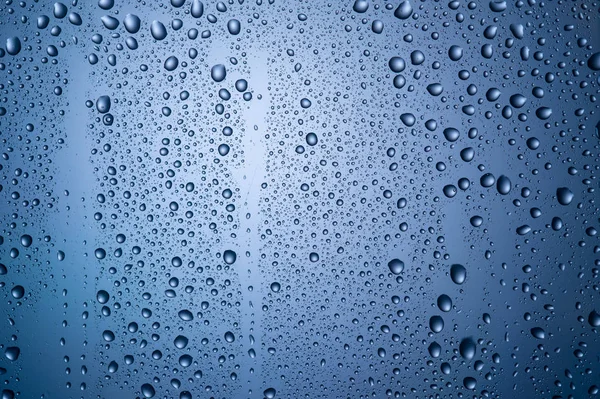 Water Drops Glass — Stock Photo, Image