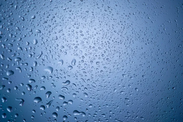 Water Drops Glass — Stock Photo, Image