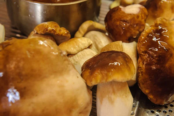 Funghi Cucina Dopo Lavaggio7 — Foto Stock