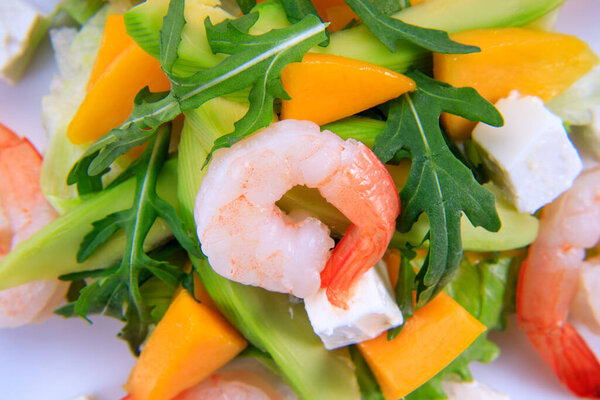 shrimp caesar salad for restaurant menu