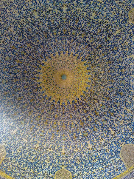 Исфахан Иран Шейх Лотфолла Площади Накш Фаан Исфахане Исфахан Изваяние — стоковое фото