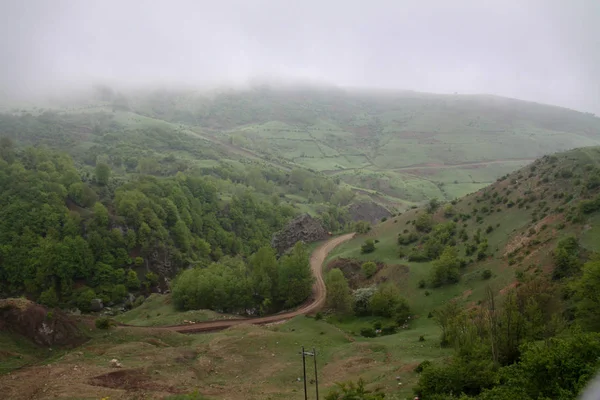 Comfortable Day Green Foothills Northern Iran Gilan — Stock Photo, Image