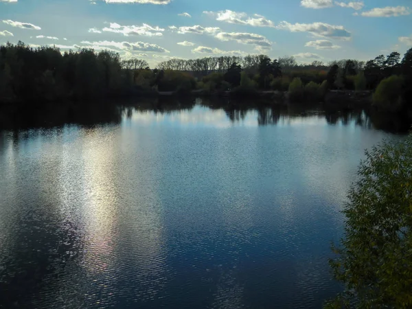 Výlet Rusku Jezero Jurij Gagarin Rusku Tak Krásná Povaha Ruska — Stock fotografie