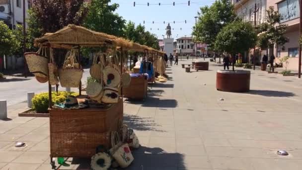 Handicrafts Exhibition Downtown Rasht Gilan Iran — Stock Video