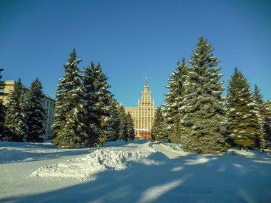 Chelyabinsk 'de Güney Ural Devlet Üniversitesi (susu)