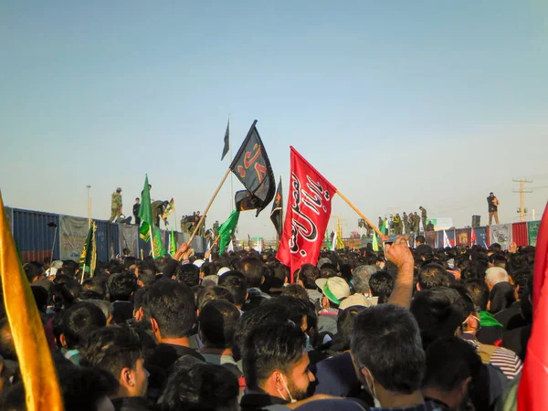 Karbala Bagdad Irak 2019 Miljontals Shia Marscherar Över Hela Världen — Stockfoto