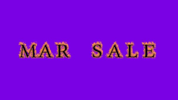 Brain Sell Fire Text Violet Background Анімований Текстовий Ефект Високим — стокове відео