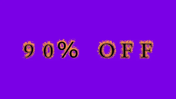 Від Ефекту Пожежі Фіолетовий Фон Анімований Текстовий Ефект Високим Візуальним — стокове фото