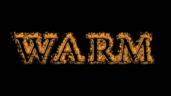 warm fire text effect black background. animated text effect with high visual impact. letter and text effect. Alpha Matte.