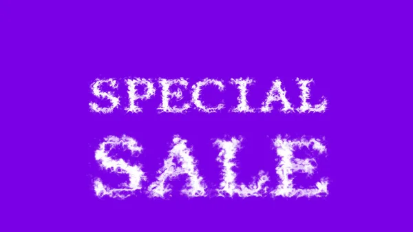 Special Sale Nuage Effet Texte Violet Fond Isolé Effet Texte — Photo