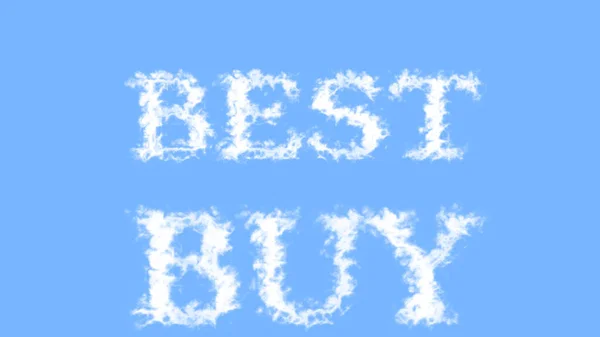Nejlepší Koupit Cloud Text Efekt Nebe Izolované Pozadí Animovaný Textový — Stock fotografie
