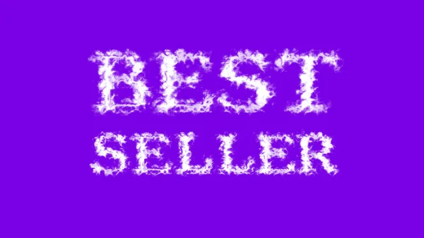 Best Seller Efecto Texto Nube Violeta Aislado Fondo Efecto Texto — Foto de Stock