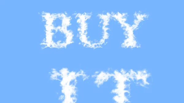 Buy Cloud Text Effect Sky Isolated Background Animated Text Effect — Stock Photo, Image