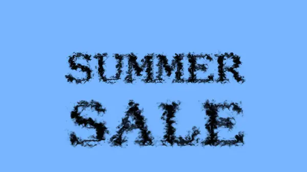 Summer Sale Fumée Effet Texte Ciel Isolé Fond Effet Texte — Photo