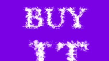 Satın al. Metin efekti menekşe izole arka plan. Yüksek görsel etkiyle canlandırılmış metin efekti. harf ve metin efekti.