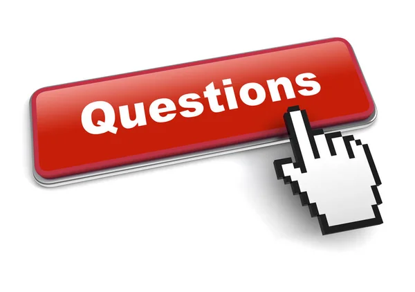 Questions Concept Illustration Isolated White Background — Stock Photo, Image