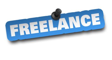 serbest kavramı 3d illüstrasyon izole beyaz arka plan üzerinde