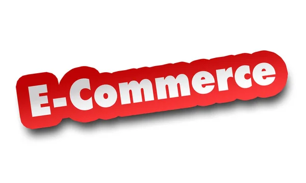 Commerce Concept Illustrazione Isolata Sfondo Bianco — Foto Stock