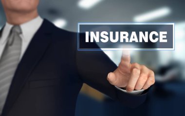 Parmak itme konsepti 3D illüstrasyonlu sigorta