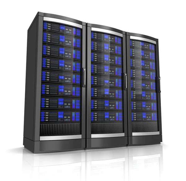 Network Workstation Servers Illustration Isolated White Background — Stock Photo, Image