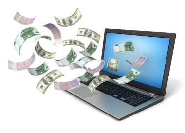 dizüstü bilgisayar kavramı ile para çevrimiçi yapmak