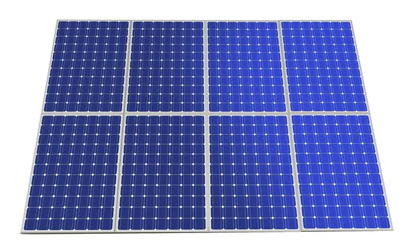 güneş paneli kavramı 3d çizim