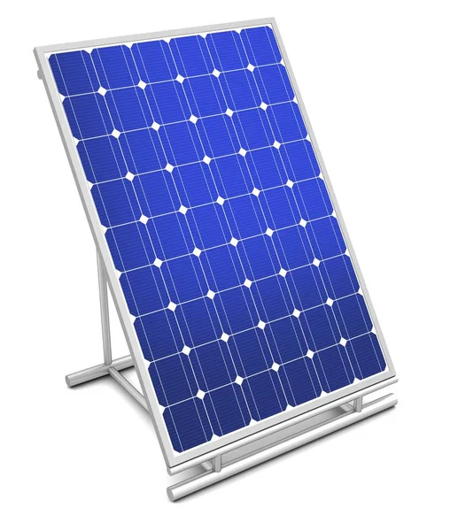 Solarmodul-Konzept 3D-Illustration — Stockfoto