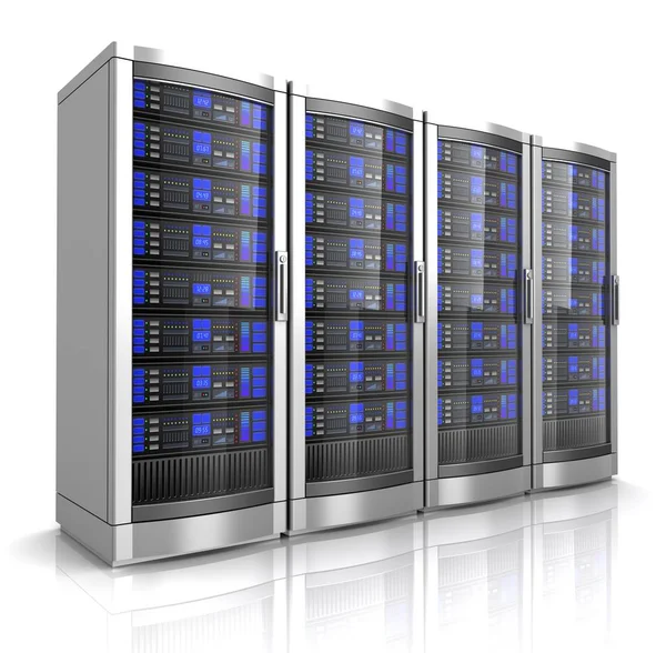 Network workstation servers 3d illustration — Stock Photo, Image