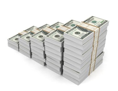 para grafik 3d illüstrasyon izole beyaz arka plan üzerinde