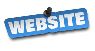 Web sitesi kavramı 3d illüstrasyon izole