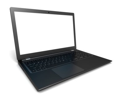 dizüstü bilgisayar tek bir 3d çizim