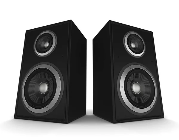 Speaker Concept Illustratie Geïsoleerd Witte Achtergrond — Stockfoto