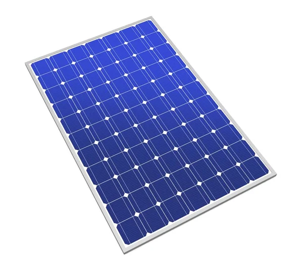 Solar Panel Concept Illustration Isolated White Background — Stock Photo, Image