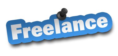 serbest kavramı 3d illüstrasyon izole beyaz arka plan üzerinde