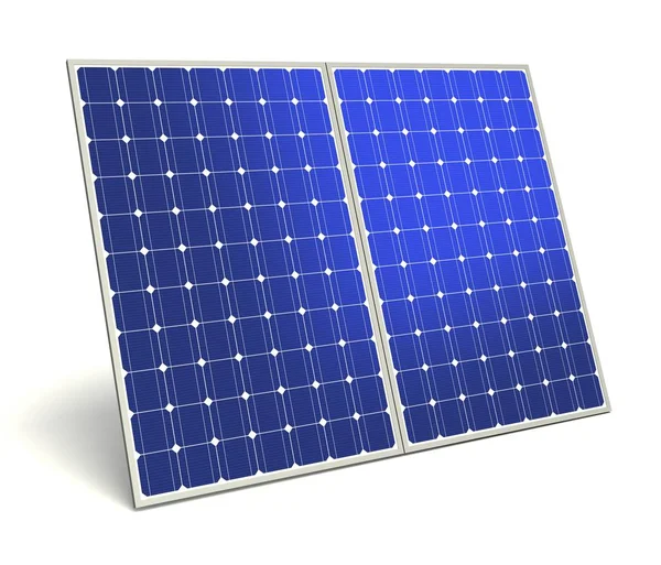 Solar Panel Concept Illustration Isolated White Background — Stock Photo, Image