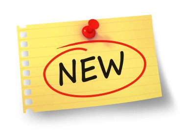 yeni konsept 3d illüstrasyon izole beyaz arka plan üzerinde