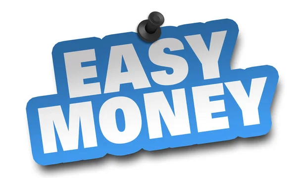 easy money concept 3d illustration isolated