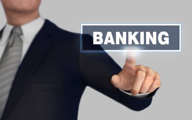 kavram 3d illüstrasyon itme bankacılık