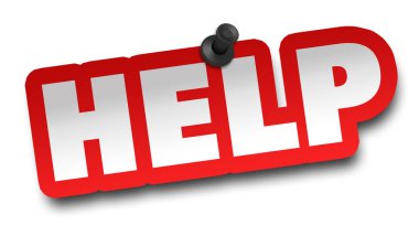 3d illüstrasyon izole kavramı yardım