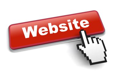 Web sitesi kavramı 3d illüstrasyon izole