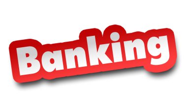 3d illüstrasyon izole kavramı bankacılık