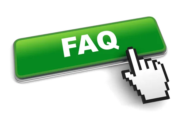 Faq concept 3d illustrazione isolata — Foto Stock