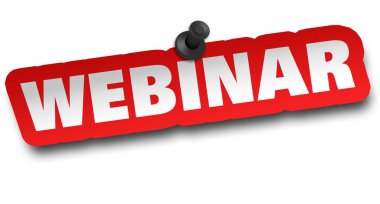 webinar kavramı 3d illüstrasyon izole