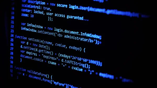 computer code programming coding process 3d illustration - Stock Image ...