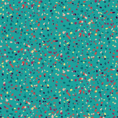 Vektör terrazzo döşeme dikişsiz desen tekrar arka plan