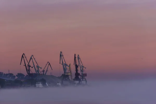 Early City Morning River — Stock Photo, Image