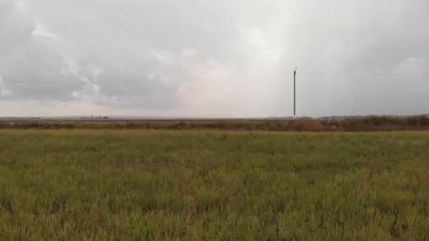 Volare Sulla Cattiva Strada Campagna Asfalto Buche Buchi Bassa Qualità — Video Stock